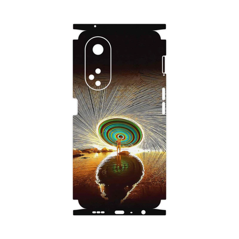 برچسب پوششی ماهوت مدل Night Light Fountain-FullSkin مناسب برای گوشی موبایل اپو A98