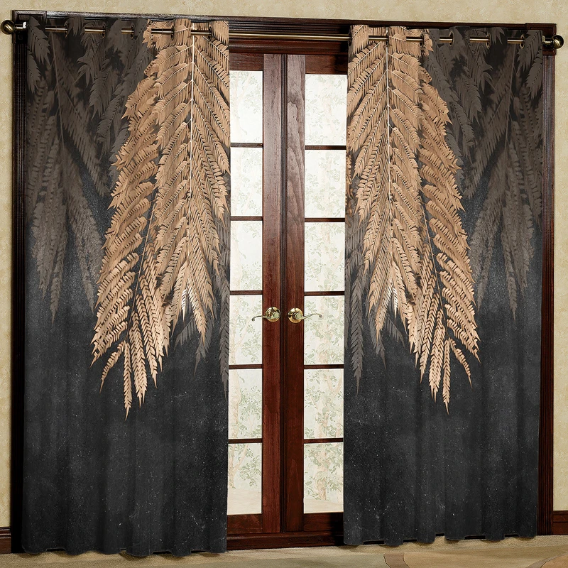 پرده مدل مخمل پانچی کد 1327T2 سایز 200x140 سانتی متر