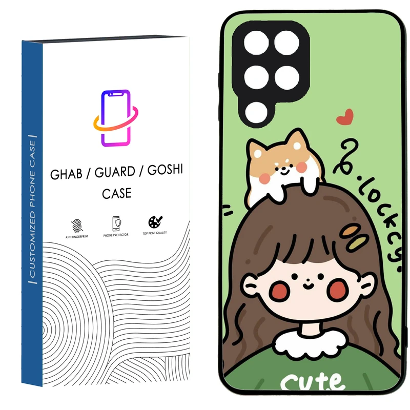 کاور قاب گارد گوشی طرح دخترانه کد 11 - TPU مناسب برای گوشی موبایل سامسونگ Galaxy A22 4G