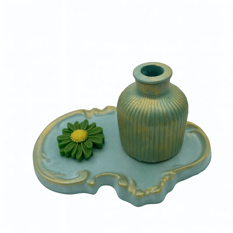 ست سه تکه جاعود و شمع مدل J6