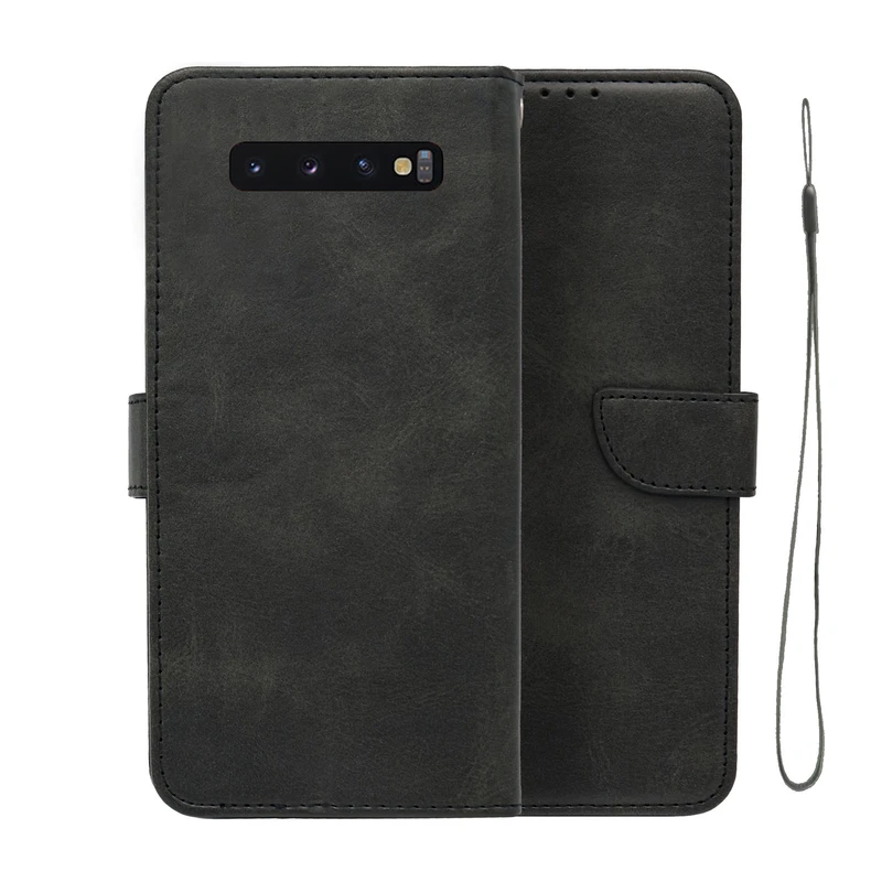 کیف کلاسوری مدل Night مناسب برای گوشی موبایل سامسونگ Galaxy S10 Plus به همراه بندآویز