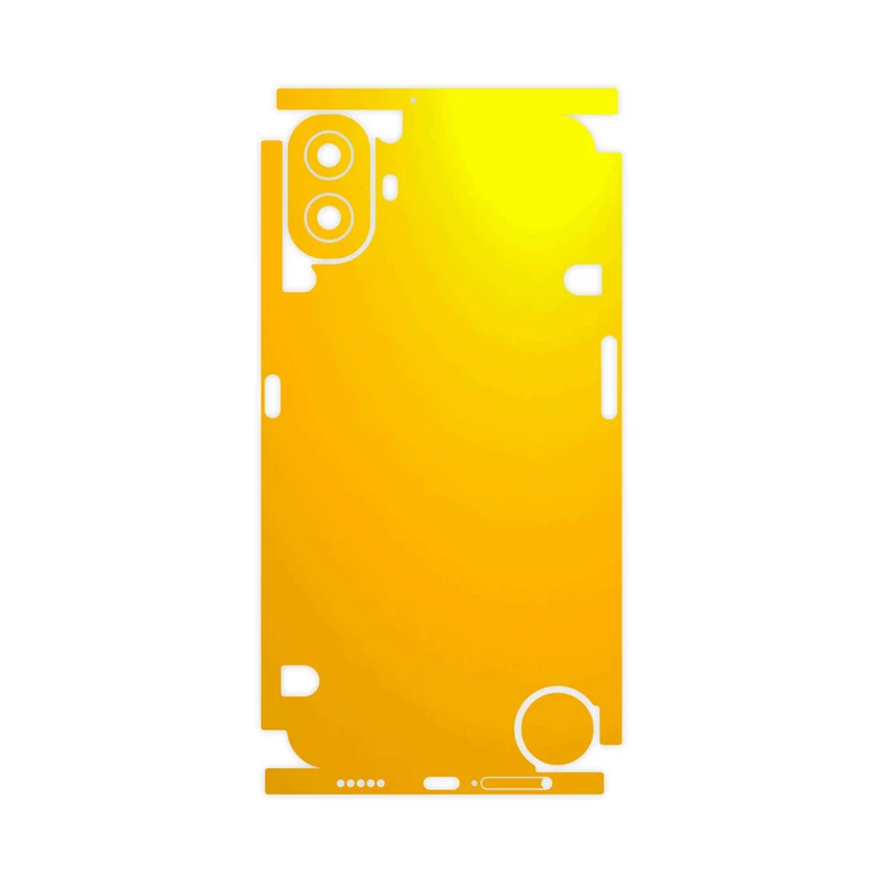 برچسب پوششی ماهوت مدل Matte-Deep-Mustard-FullSkin مناسب برای گوشی موبایل ناتینگ CMF Phone 1