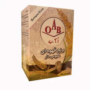  برنج قهوه ای سبوس دار گیلان اُ آ ب - 700 گزم