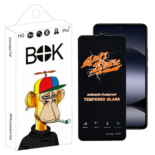 محافظ صفحه نمایش بوک مدل Antistatic Nexel مناسب برای گوشی موبایل شیائومی Redmi Note 14s