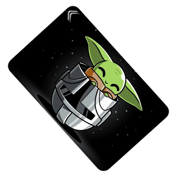 استیکر کارت سام نگار طرح بیبی یودا Baby Yoda مدل CAC891-K-G1-196 کد SP1168