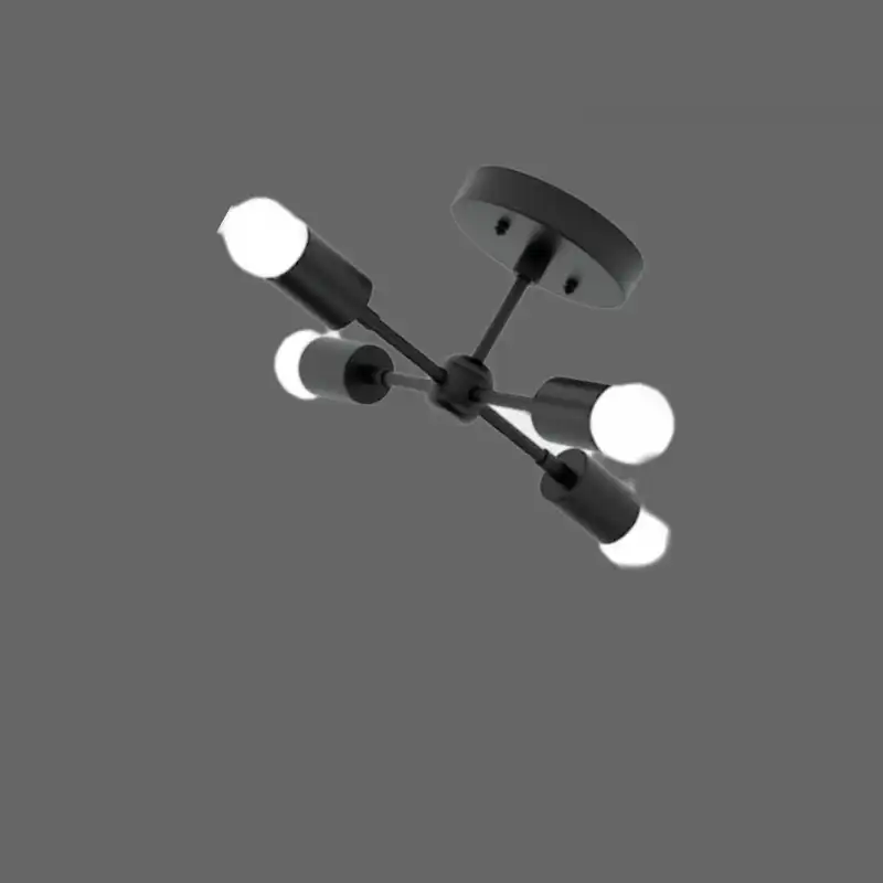 چراغ سقفی چهار شعله مدل مدرن کد S12