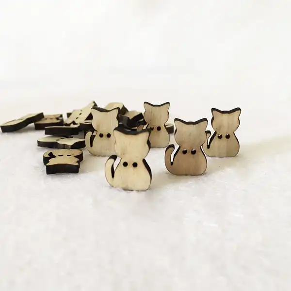 دکمه مدل گربه کد 581 بسته 30 عددی