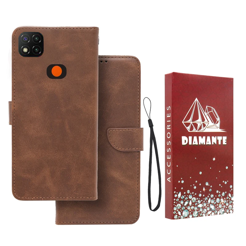 کیف کلاسوری دیامانته مدل Band Rd مناسب برای گوشی موبایل شیائومی Poco C31 به همراه بندآویز