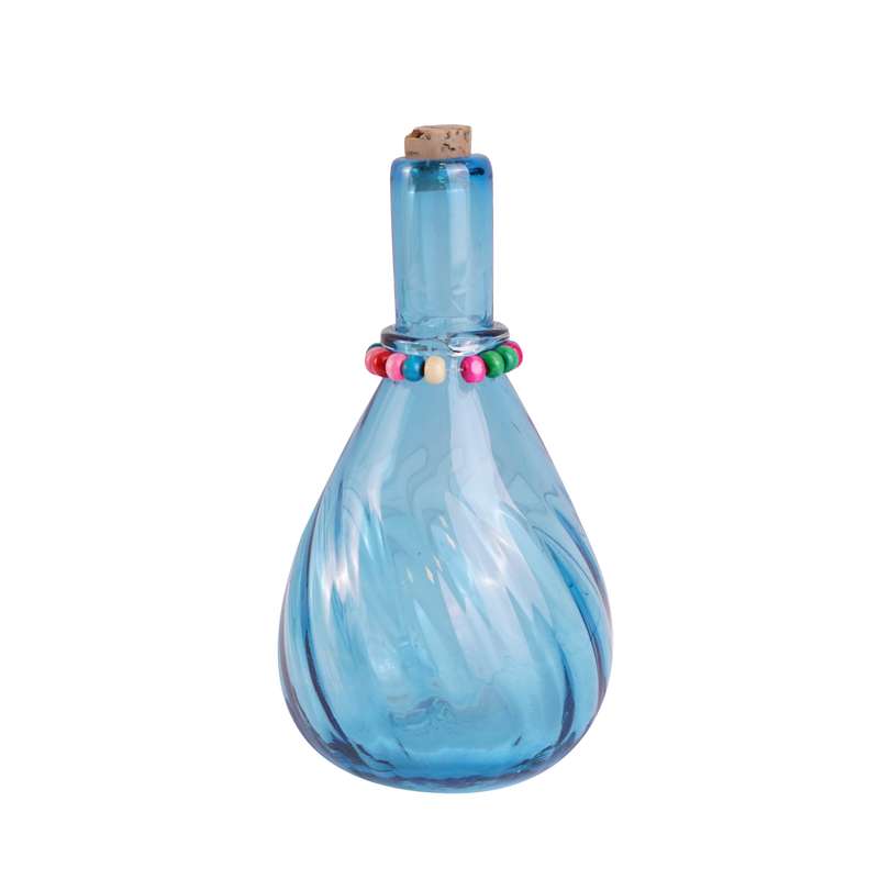 بطری شیشه ای مدل موزه ای طرح گلابی