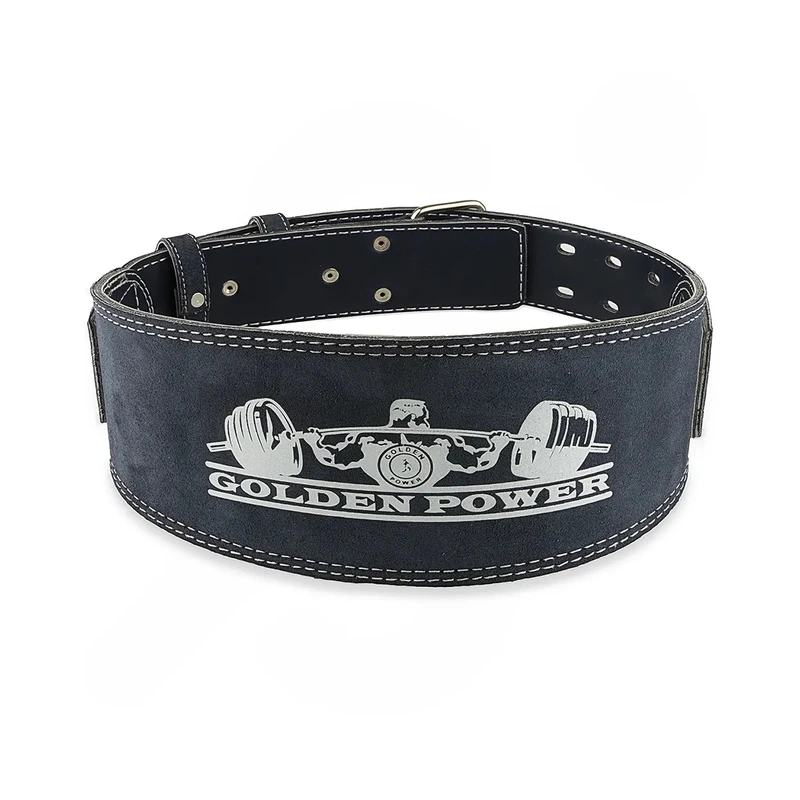 کمربند بدنسازی مدل پاورلیفتینگ چرم سگک دار دوبل کد NK-7221