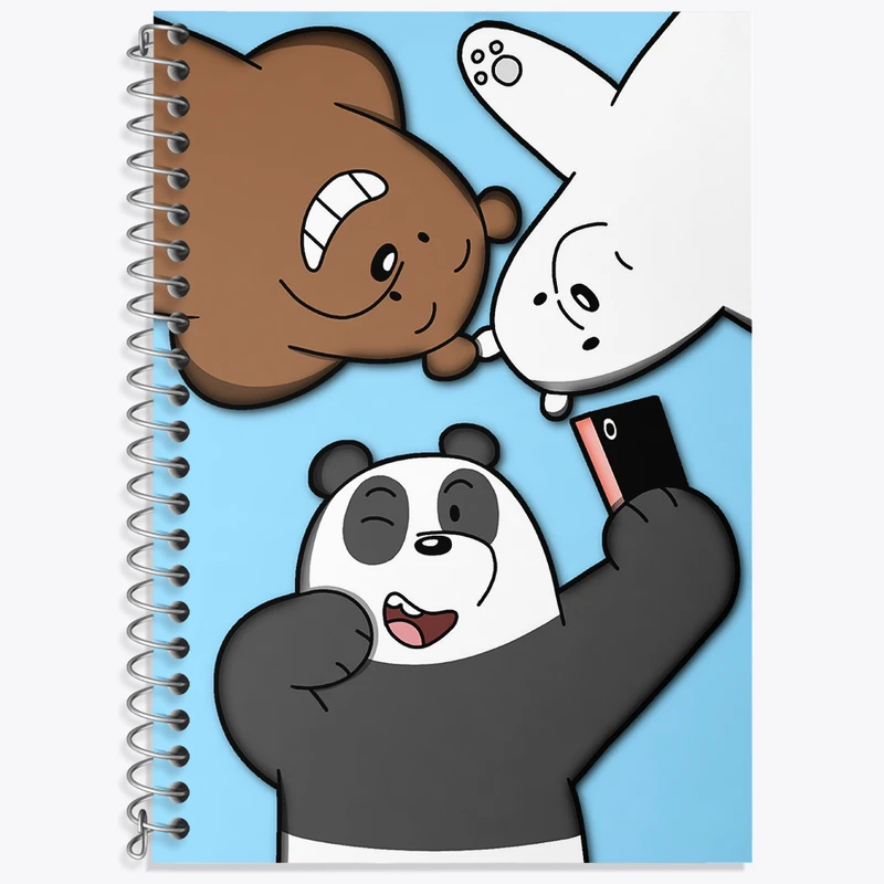 دفتر لغت 50 برگ خندالو طرح سه خرس کله پوک کد N4917