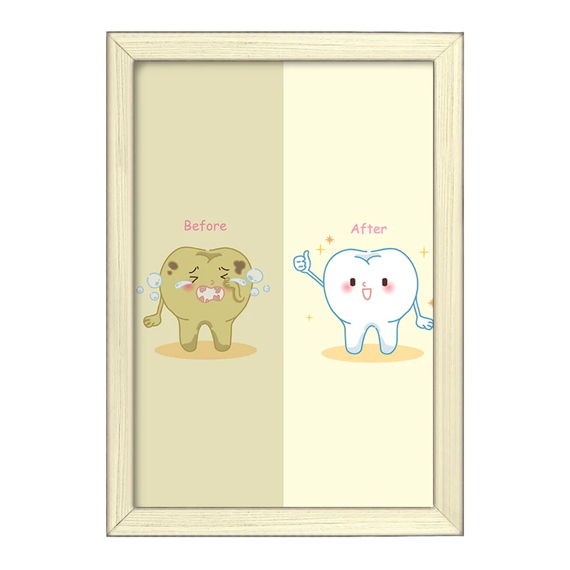 تابلو خندالو طرح دندان و دندان پزشکی کودکانه کد 36713