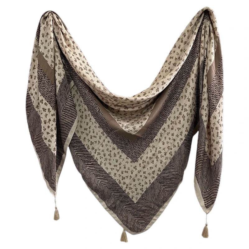 روسری زنانه مدل موهر بابونه ریز کد 0050