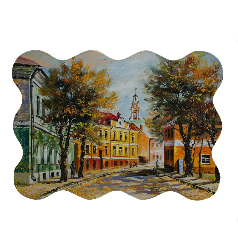 پادری مدل دالبر طرح خیابان کد 5191 سایز 80x110 سانتی متر 