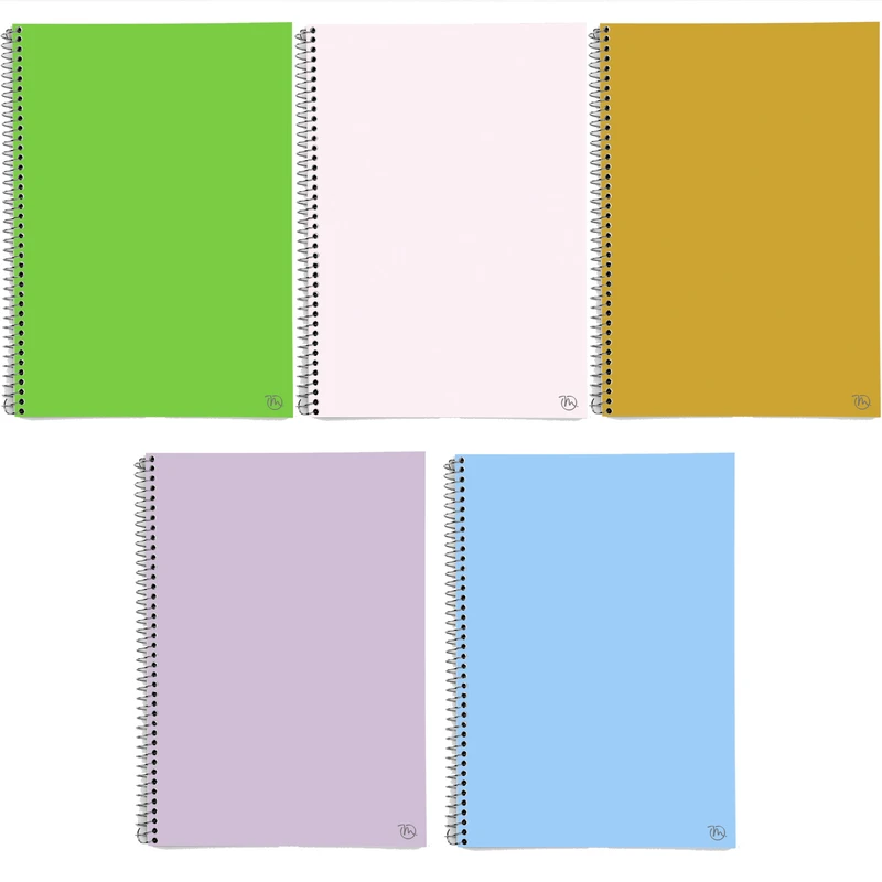 دفتر مشق 50 برگ مدوپد طرح ساده کد BD10128 مجموعه 5 عددی