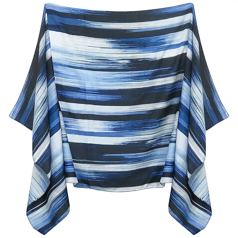 شال زنانه مدل لاین موجی