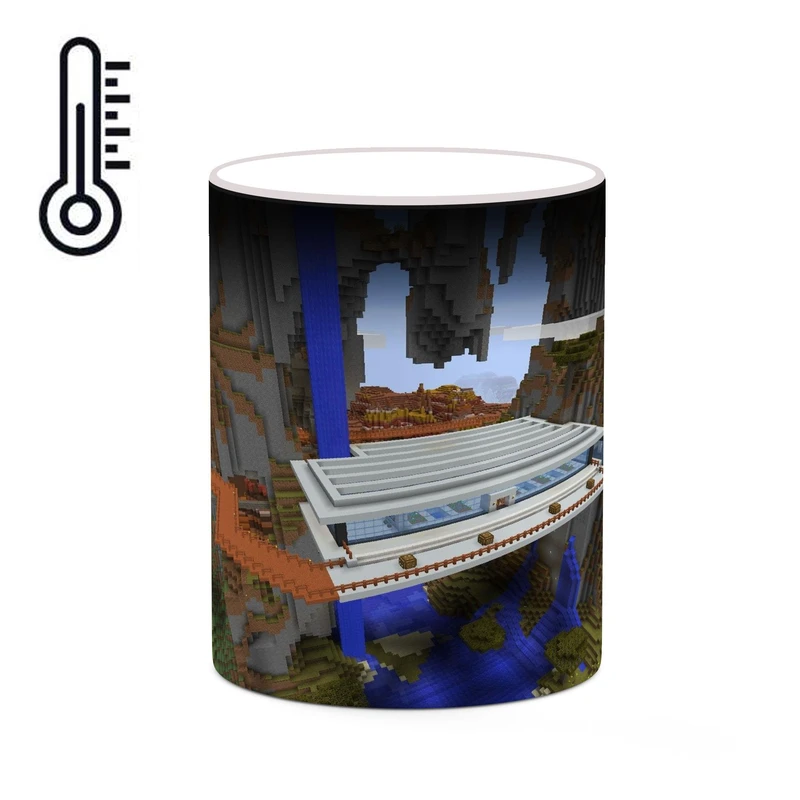 ماگ حرارتی کاکتی طرح ماینکرافت minecraft مدل mgh41540