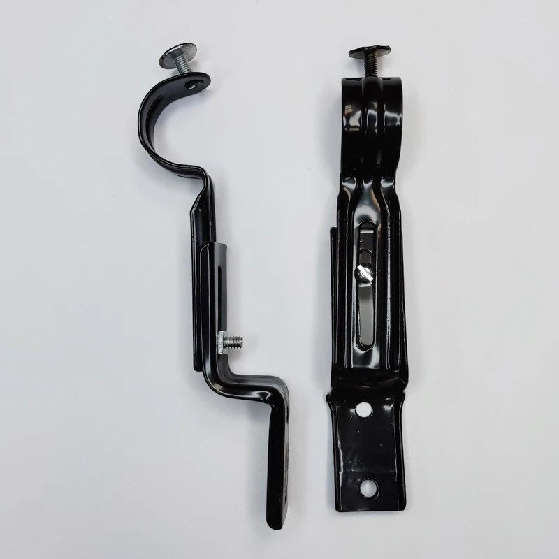 عکس شماره 6 : پایه نگهدارنده میله پرده مدل سقفی بسته دو عددی