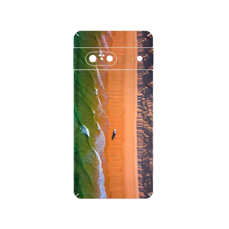 برچسب پوششی ماهوت مدل Beach and Green Sea مناسب برای گوشی موبایل گوگل Pixel 7