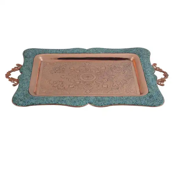 سینی چای خوری فیروزه کوبی آقاجانی مدل F118