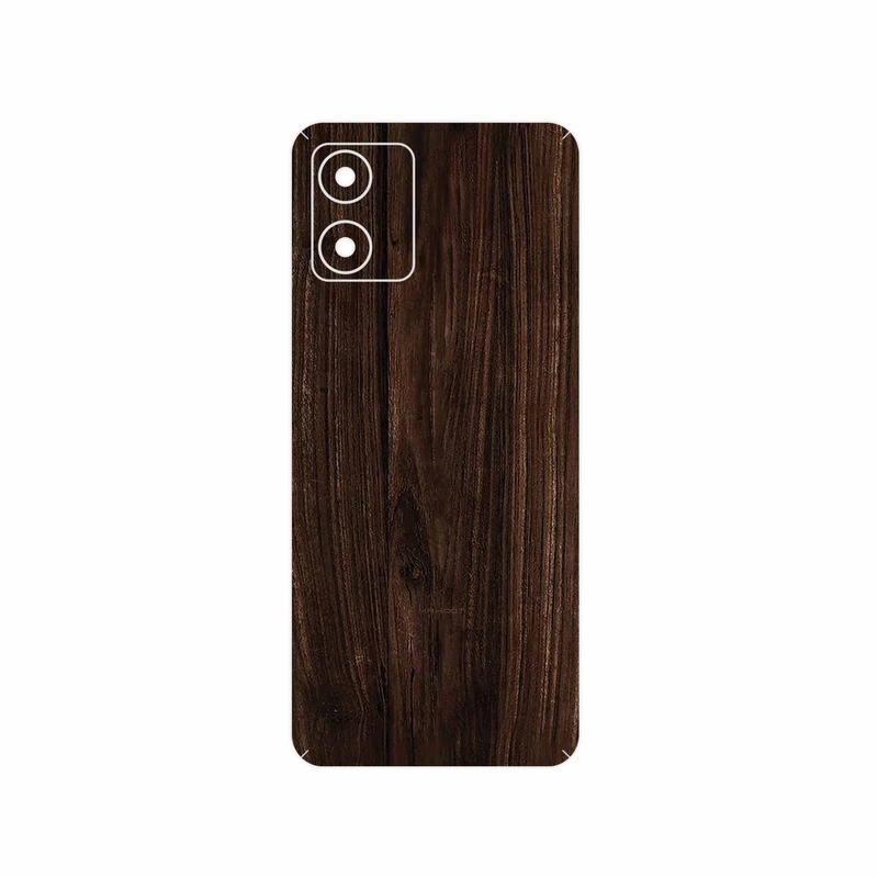 برچسب پوششی ماهوت مدل Dark_Walnut_Wood مناسب برای گوشی موبایل موتورولا Moto E13