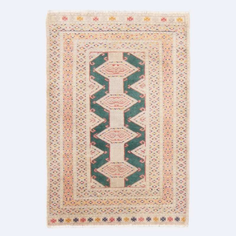 فرش دستباف نیم متری مدل ترکمن کد MF10556