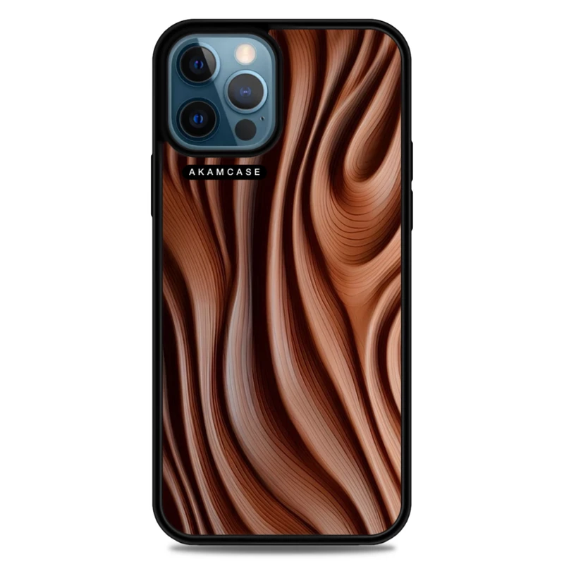 کاور آکام مدل AMC-WA12PROMAX-WOOD-6 مناسب برای گوشی موبایل اپل iPhone 12 Pro Max