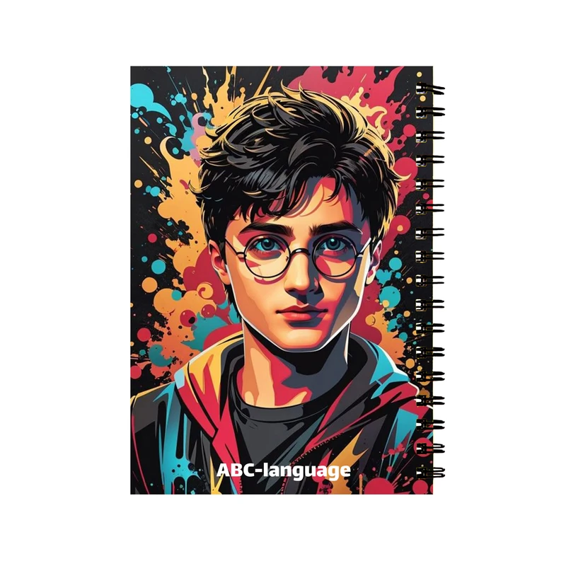 دفتر زبان 60 برگ مدل هری پاتر کد 047