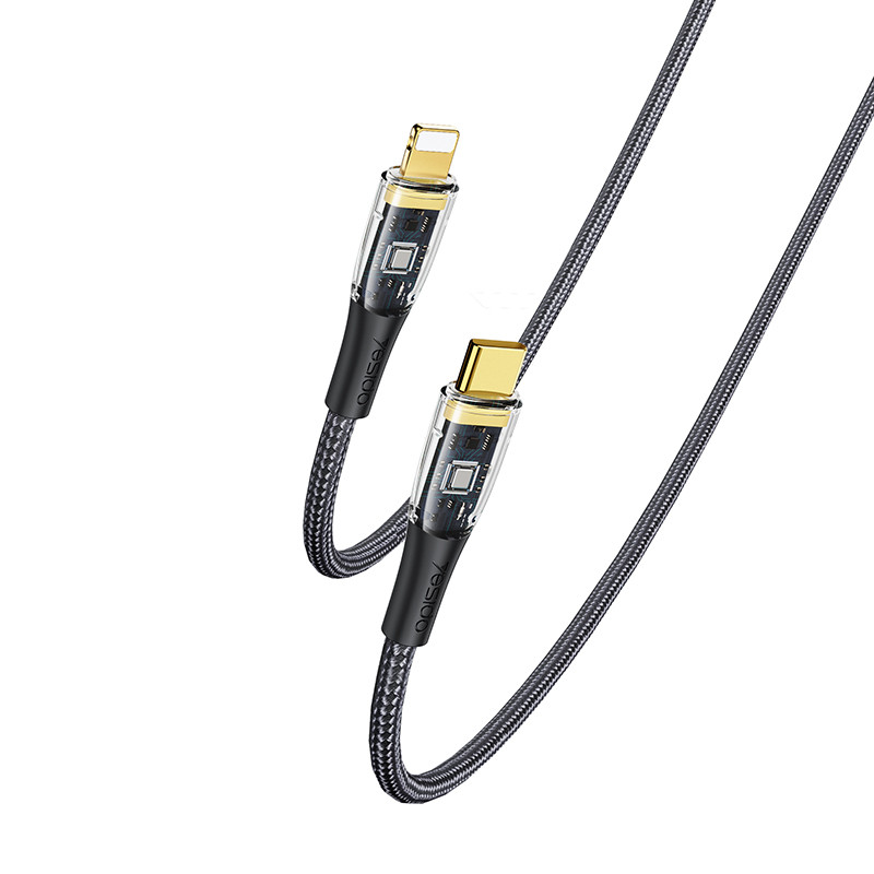 کابل تبدیل USB-C به لایتنینگ یسیدو مدل CA102 20W طول 2 متر