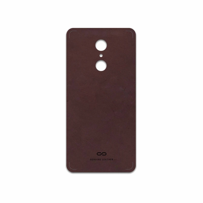 برچسب پوششی ماهوت مدل Matte-Dark-Brown-Leather مناسب برای گوشی موبایل شیائومی REDMI 5