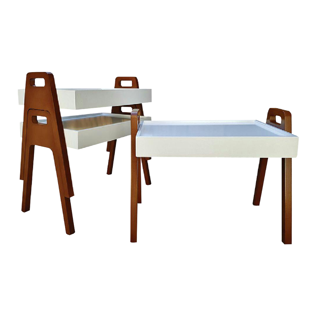 میز عسلی مدل alfa کد 316 مجموعه  3 عددی