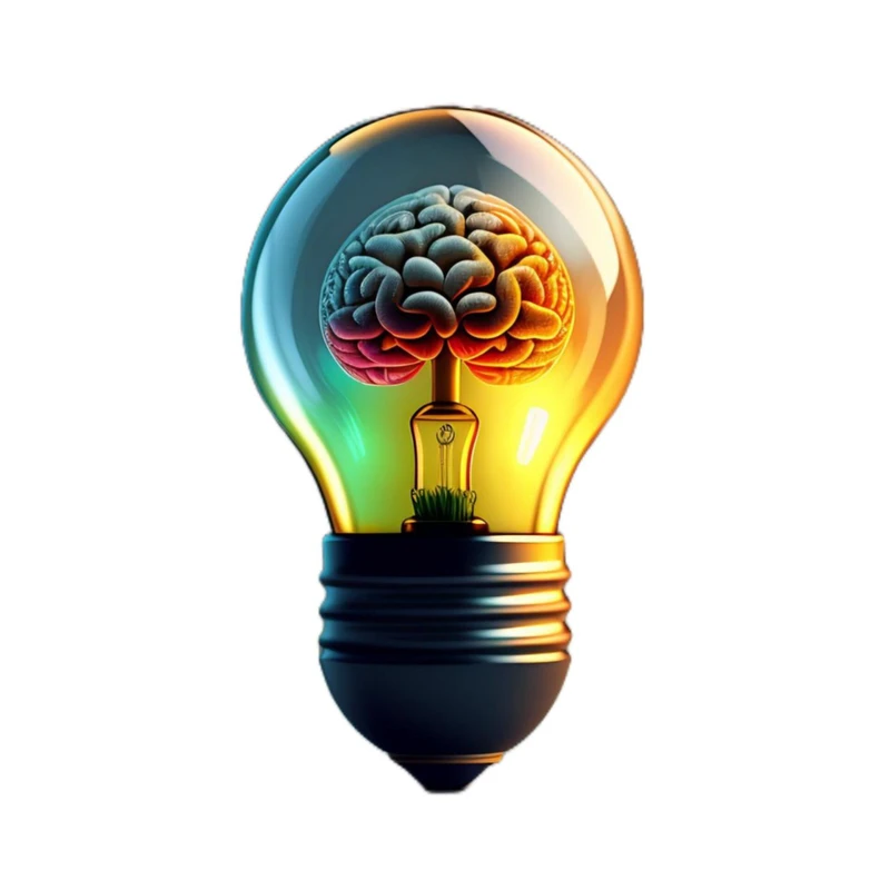 استیکر پارچه و لباس پاد آفرین مدل چراغ لامپ تکنولوژی Technology کد 2858