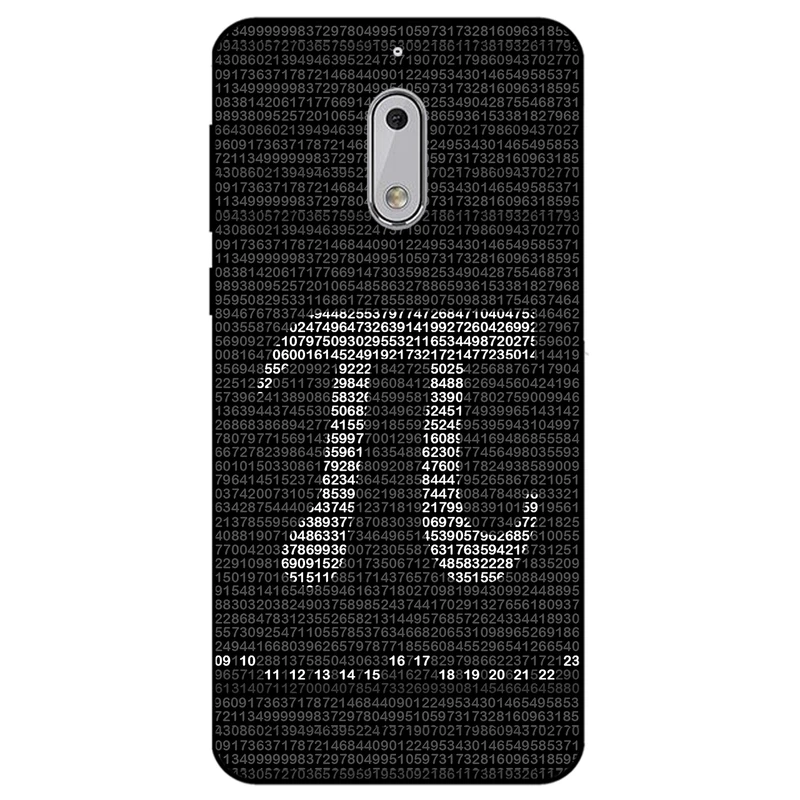کاور مگافون طرح عدد پی مدل 7240 مناسب برای گوشی موبایل نوکیا 6