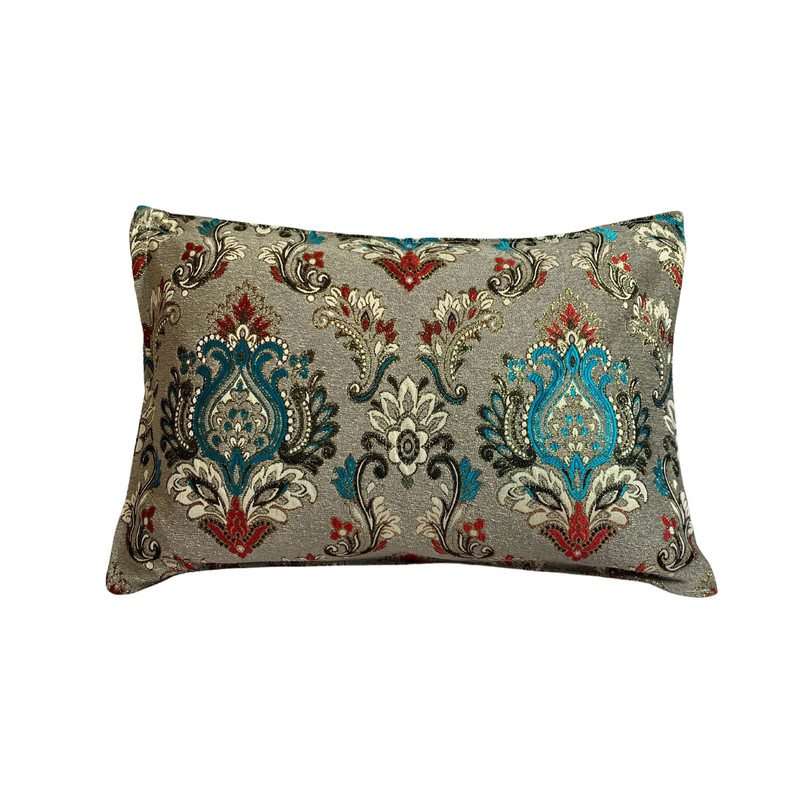 رو بالشی مدل مخمل زردار مجموعه 2 عددی