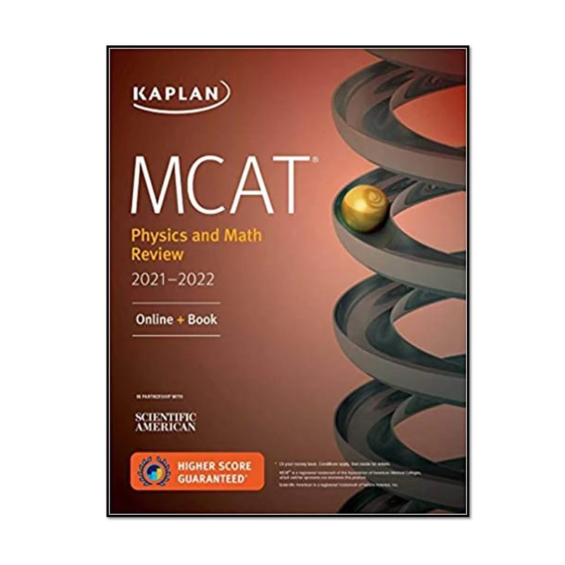 کتاب MCAT Physics and Math Review 2021-2022 اثر Kaplan Test Prep انتشارات مؤلفین طلایی 