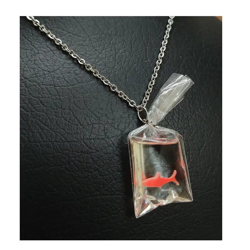 گردنبند دخترانه مدل ماهی