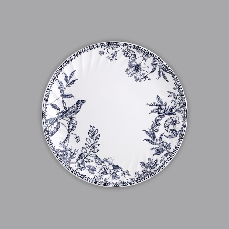 سرویس غذاخوری 28 پارچه 6 نفر گلد کیش مدل GK646384 طرح لوتوس