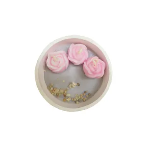 شمع مدل کاسه ای گل کد 900