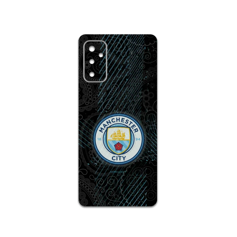 برچسب پوششی ماهوت مدل Manchester-City مناسب برای گوشی موبایل سامسونگ Galaxy M52 5G