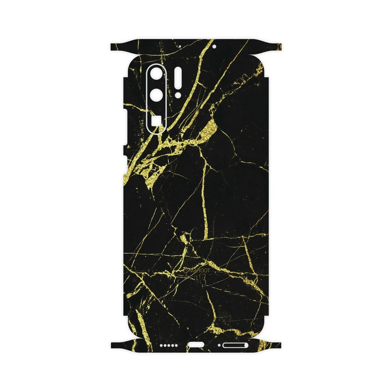 برچسب پوششی ماهوت مدل Graphite-Gold-Marble-FullSkin مناسب برای گوشی موبایل هوآوی P30 Pro