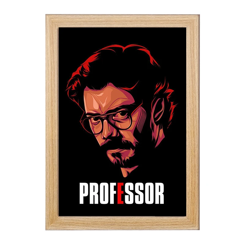 تابلو خندالو مدل پروفسور سریال Money Heist  کد 3242