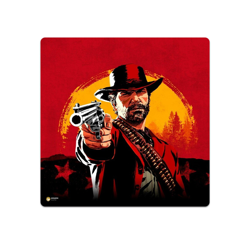 ماوس پد هومرو مدل NX435 طرح بازی Red Dead Redemption سایز 40x40 سانتی‌متر