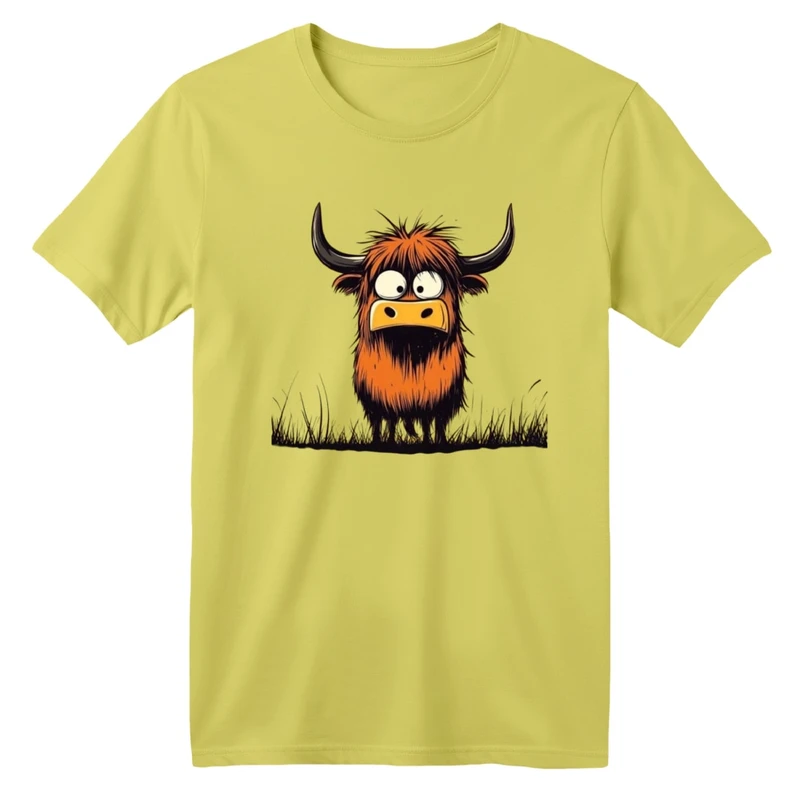 تی شرت آستین کوتاه بچگانه مدل گاو