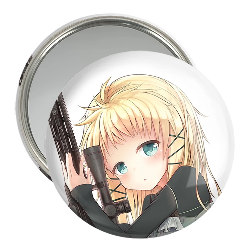 آینه جیبی خندالو مدل تینا انیمه گلوله سیاه کد 35814