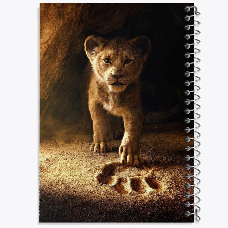 دفتر مشق 100 برگ خندالو طرح شیرشاه Lion King کد 10697