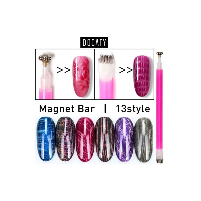 مگنت طراحی ناخن مدل گل دوسر