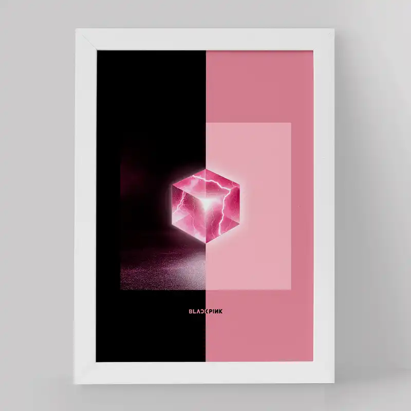 تابلو خندالو مدل گروه بلک پینک کد 16697