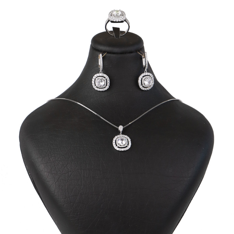 نیم ست نقره زنانه جی تی ای مدل جی نایس 32