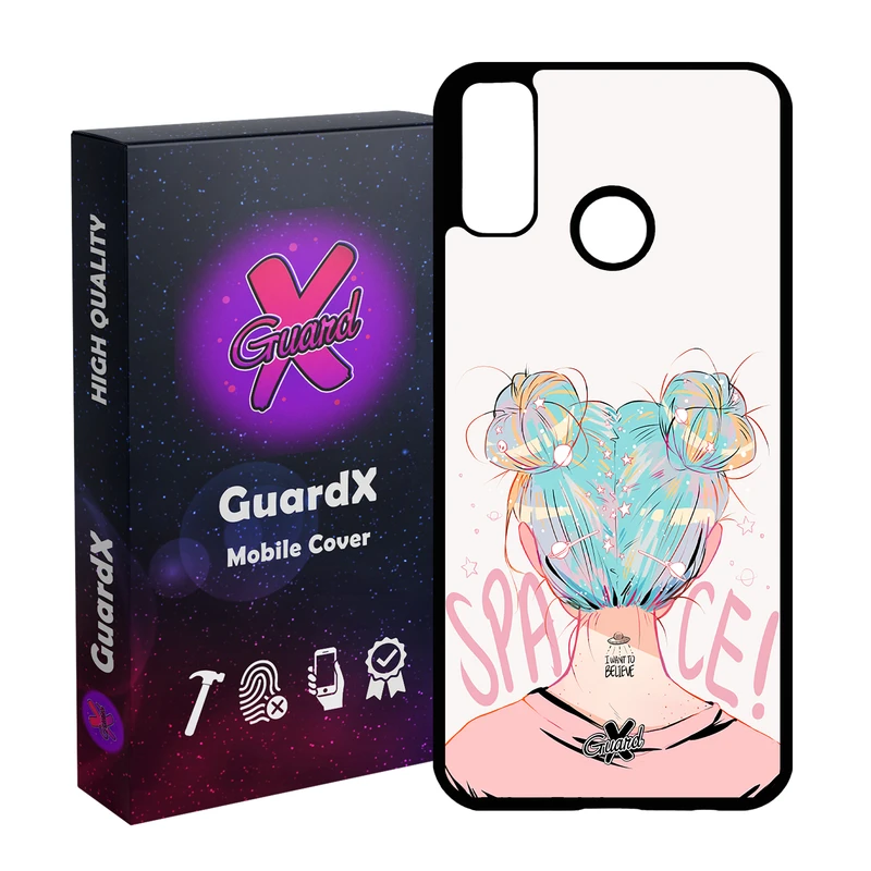 کاور گارد ایکس طرح دختر مدل Glass10198 مناسب برای گوشی موبایل هوآوی Y8s