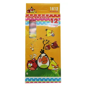 پاستل روغنی 12 رنگ طرح انگری برد کد 302